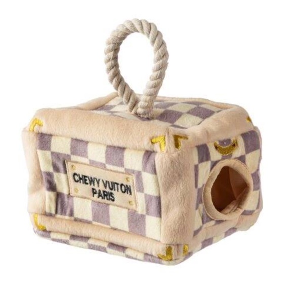Checker Chewy Vuiton Trunk - Pet Activity House - Picture 2 of 3
